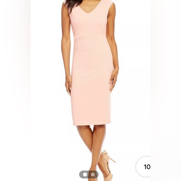 Ivanka Trump Dresses & Skirts - Ivanka Trump Pale Pink Sleeveless Zip Close Dress size 2